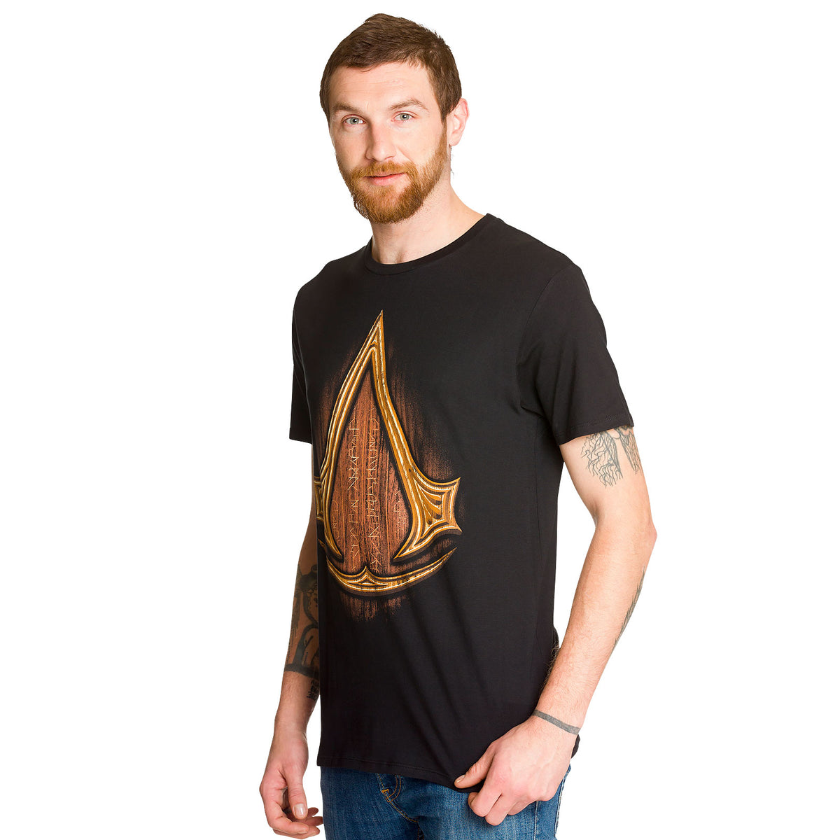 Image produit Assassins Creed - T-Shirt Insignia Wood noir