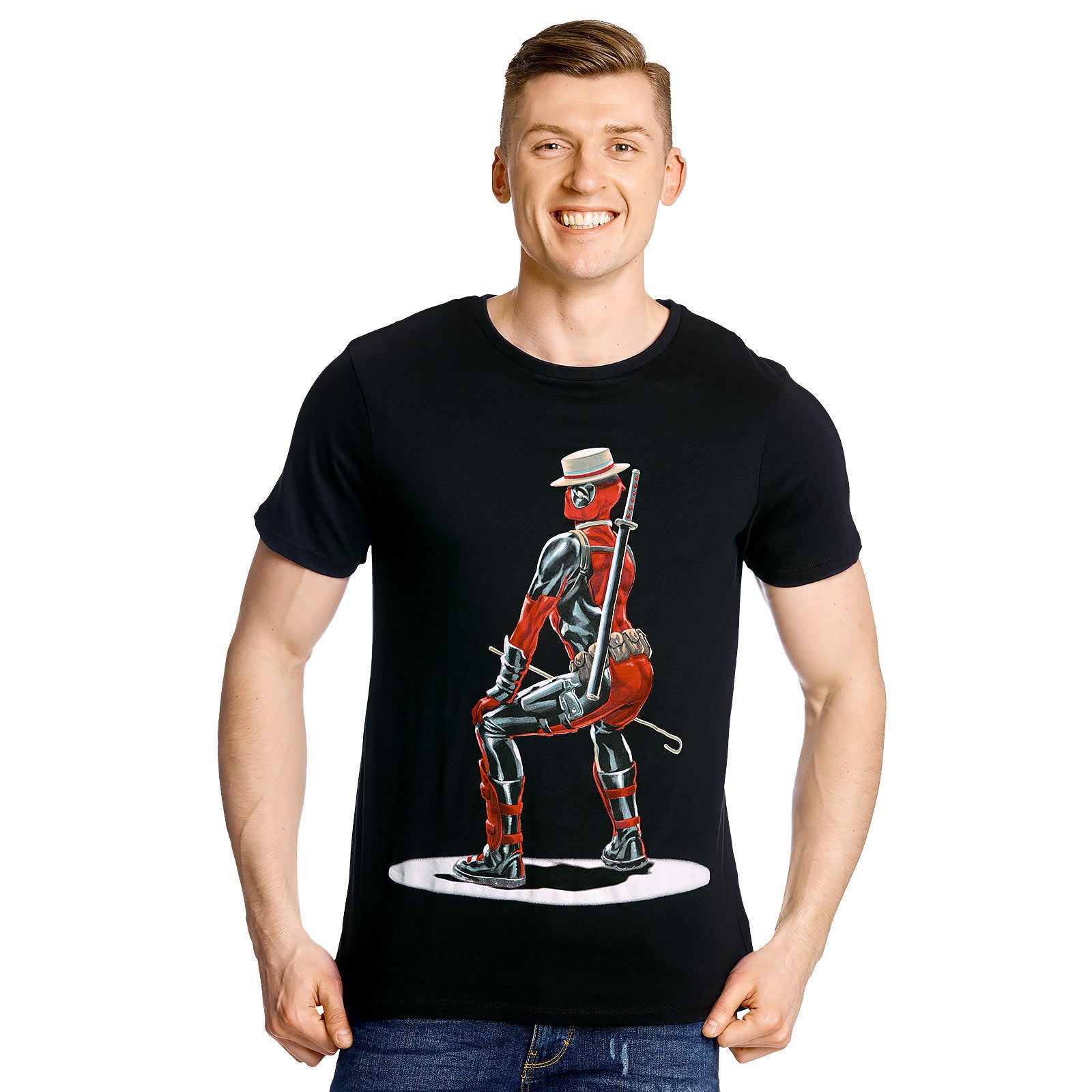 Image produit Deadpool - T-shirt d'artiste noir