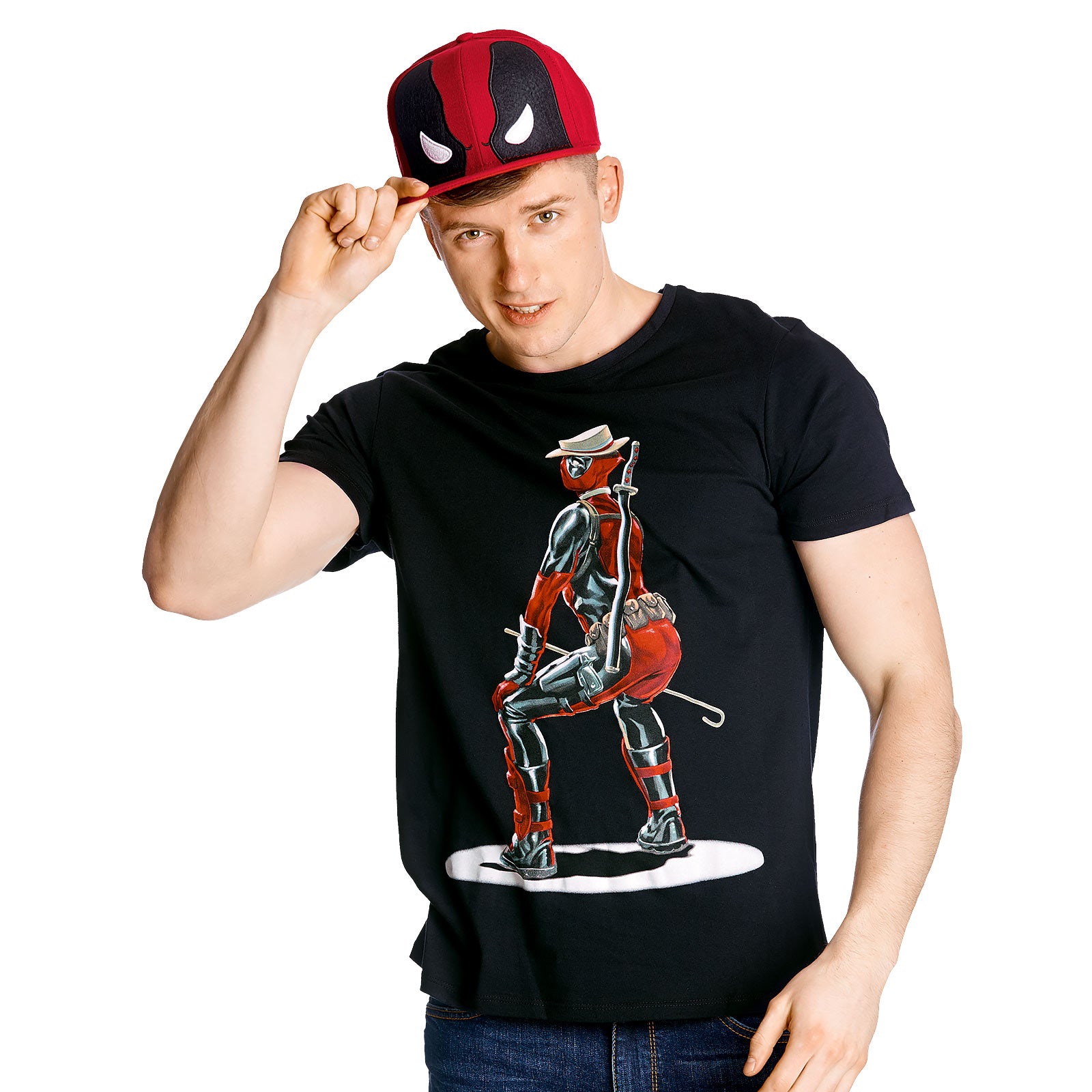Image produit Deadpool - T-shirt d'artiste noir