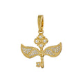 Image produit Harry Potter - Pendentif Charm Lumos Clé Ailée