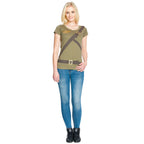 Image produit Zelda - T-shirt Fille Cosplay Link Olive