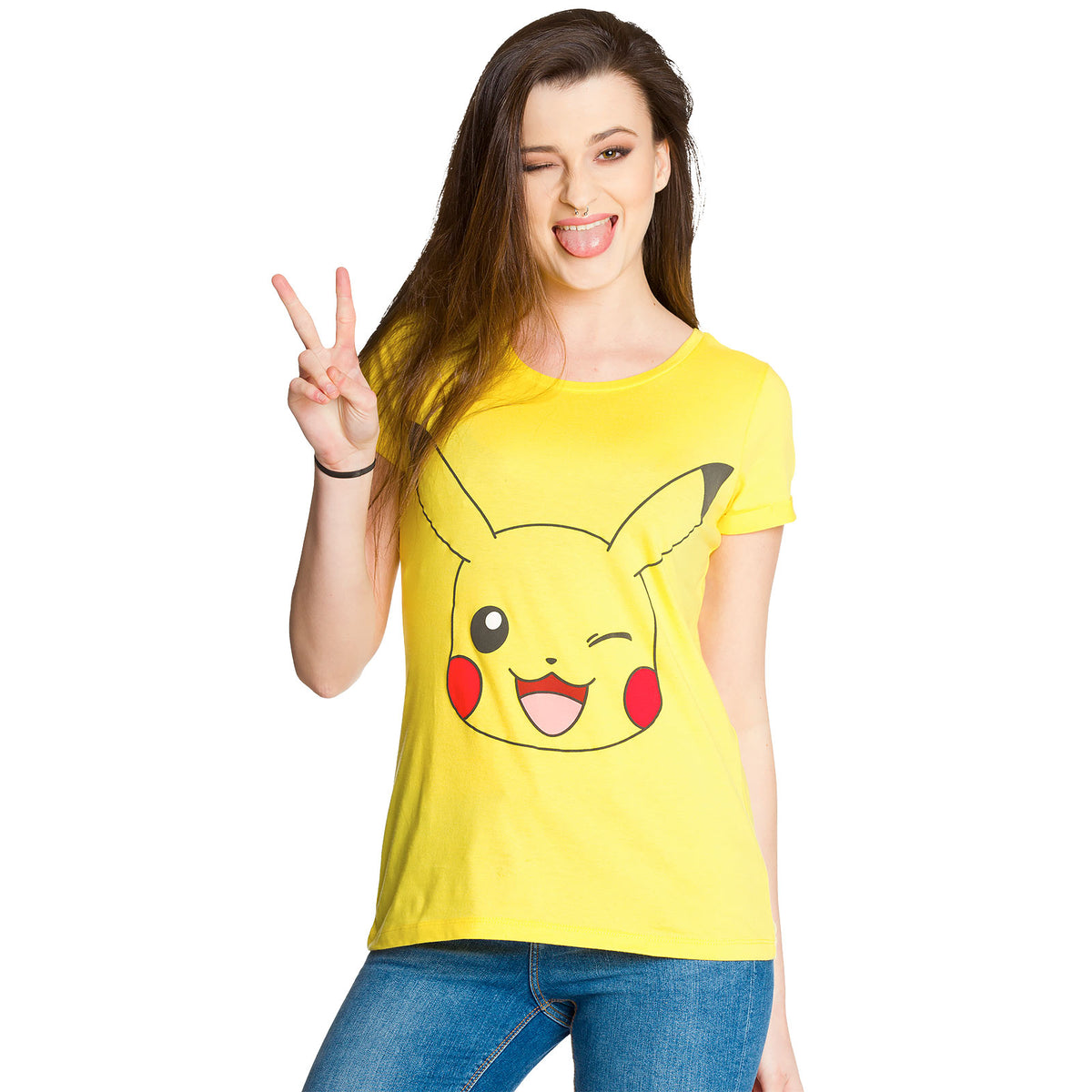 Image produit Pokemon - T-shirt Pikachu pour filles jaune