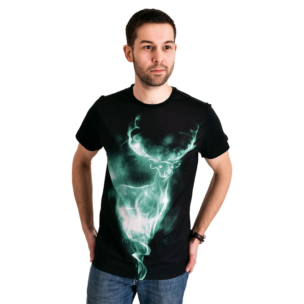 Image produit Harry Potter - T-shirt Patronus noir