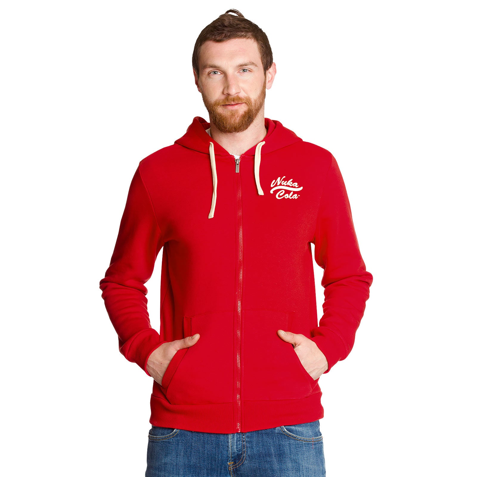 Productafbeelding Fallout - Nuka Cola Pin-up Hoodie rood