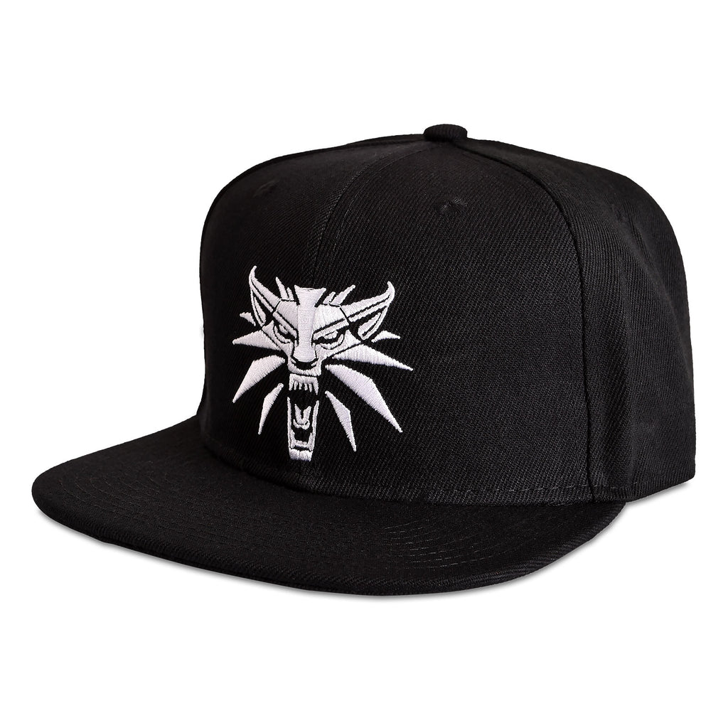 Produktbild Witcher - Wolf Medaillon Snapback Cap schwarz
