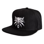Produktbild Witcher - Wolf Medaillon Snapback Cap schwarz