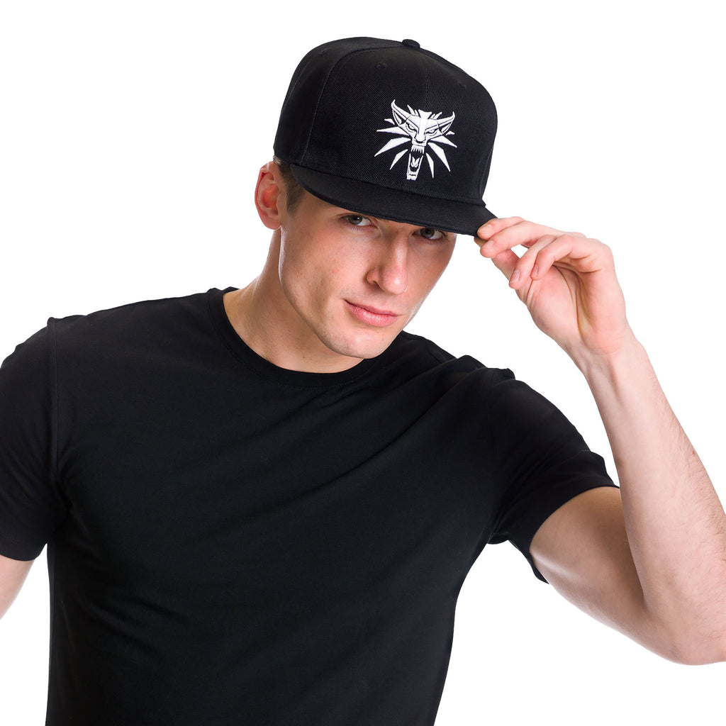 Produktbild Witcher - Wolf Medaillon Snapback Cap schwarz