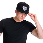 Produktbild Witcher - Wolf Medaillon Snapback Cap schwarz