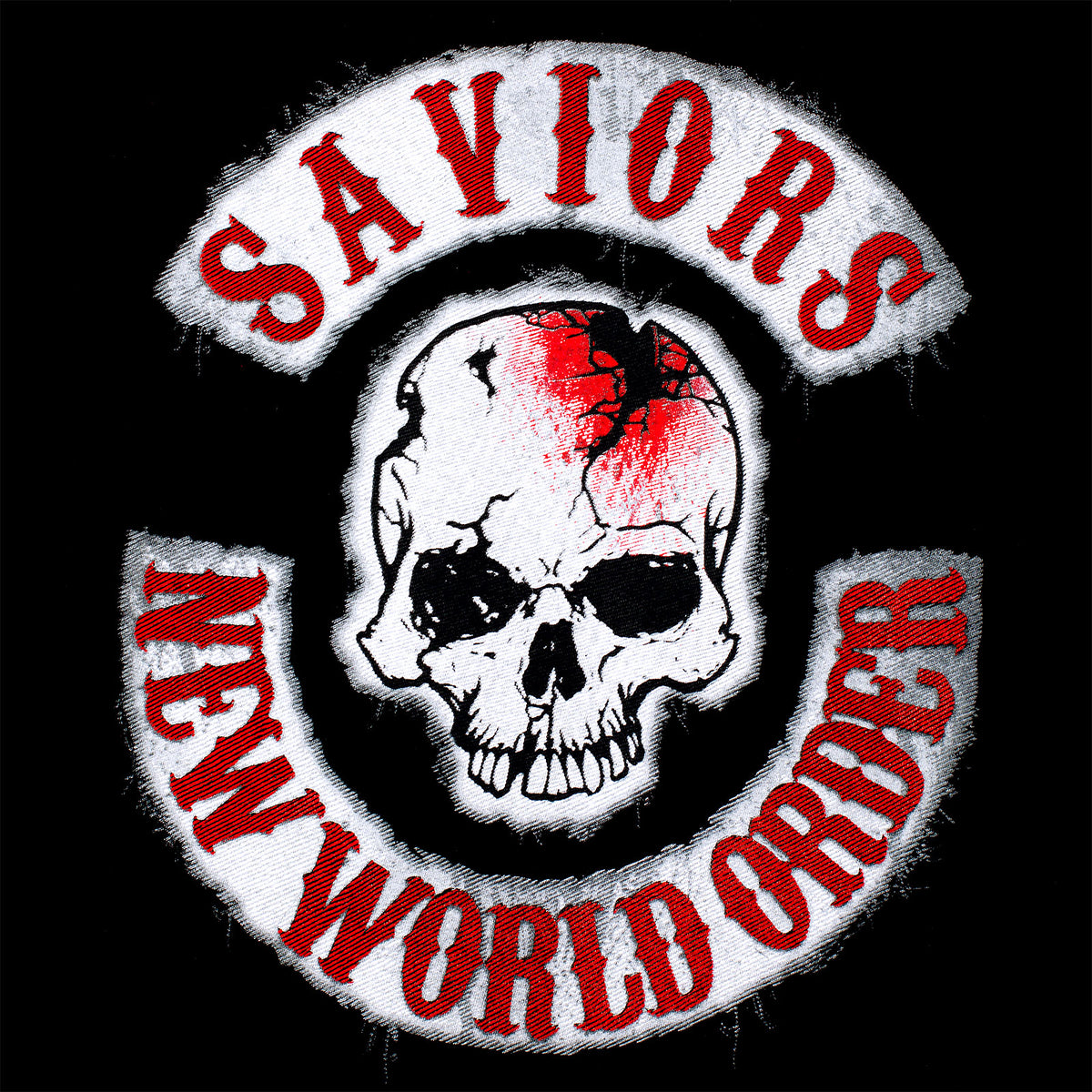 Image produit Walking Dead - T-shirt noir Savior Patches