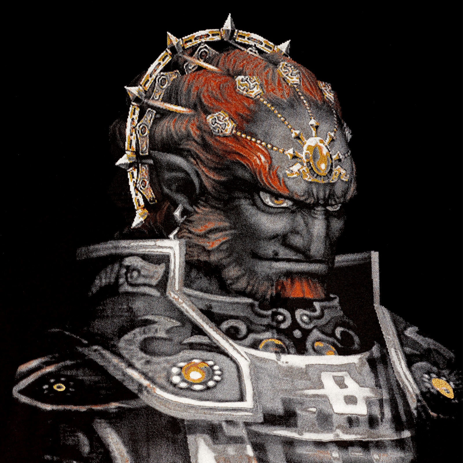 Image produit Zelda - T-shirt noir sorcier Ganondorf