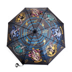 Productafbeelding Harry Potter - Hogwarts Huizen Wapenschild Paraplu met Aqua Effect