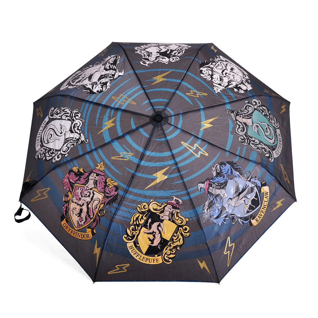 Productafbeelding Harry Potter - Hogwarts Huizen Wapenschild Paraplu met Aqua Effect