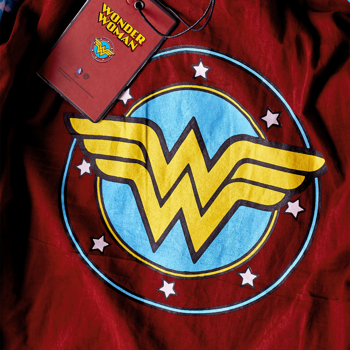 Image produit Wonder Woman - Veste en cuir avec capuche bleue