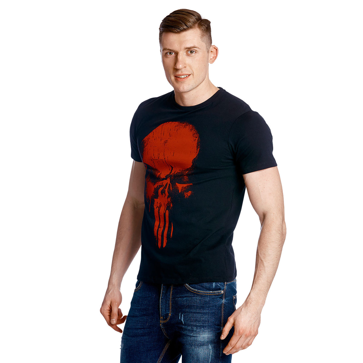 Productafbeelding Punisher vs. Daredevil T-shirt zwart