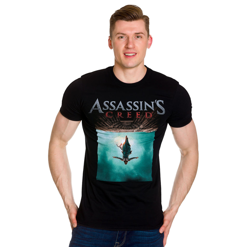 Image produit Assassins Creed - T-shirt d'affiche de film noir