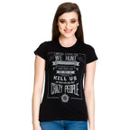 Image produit Supernatural - T-shirt fille Crazy People noir