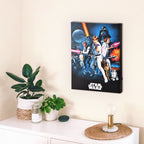 Productafbeelding Star Wars - A New Hope muurschildering met licht