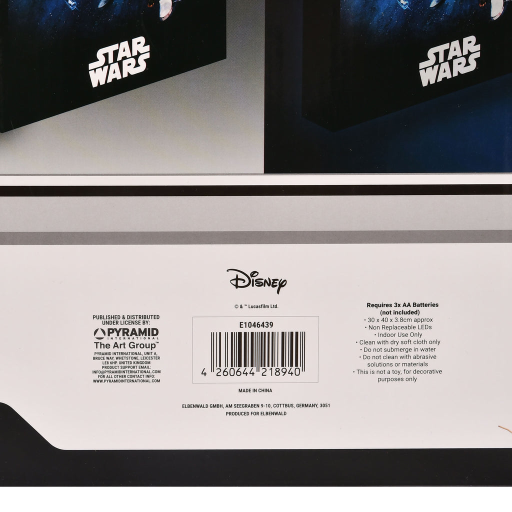 Productafbeelding Star Wars - A New Hope muurschildering met licht