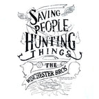 Productafbeelding Supernatural - Winchester Bros Dames T-shirt Wit