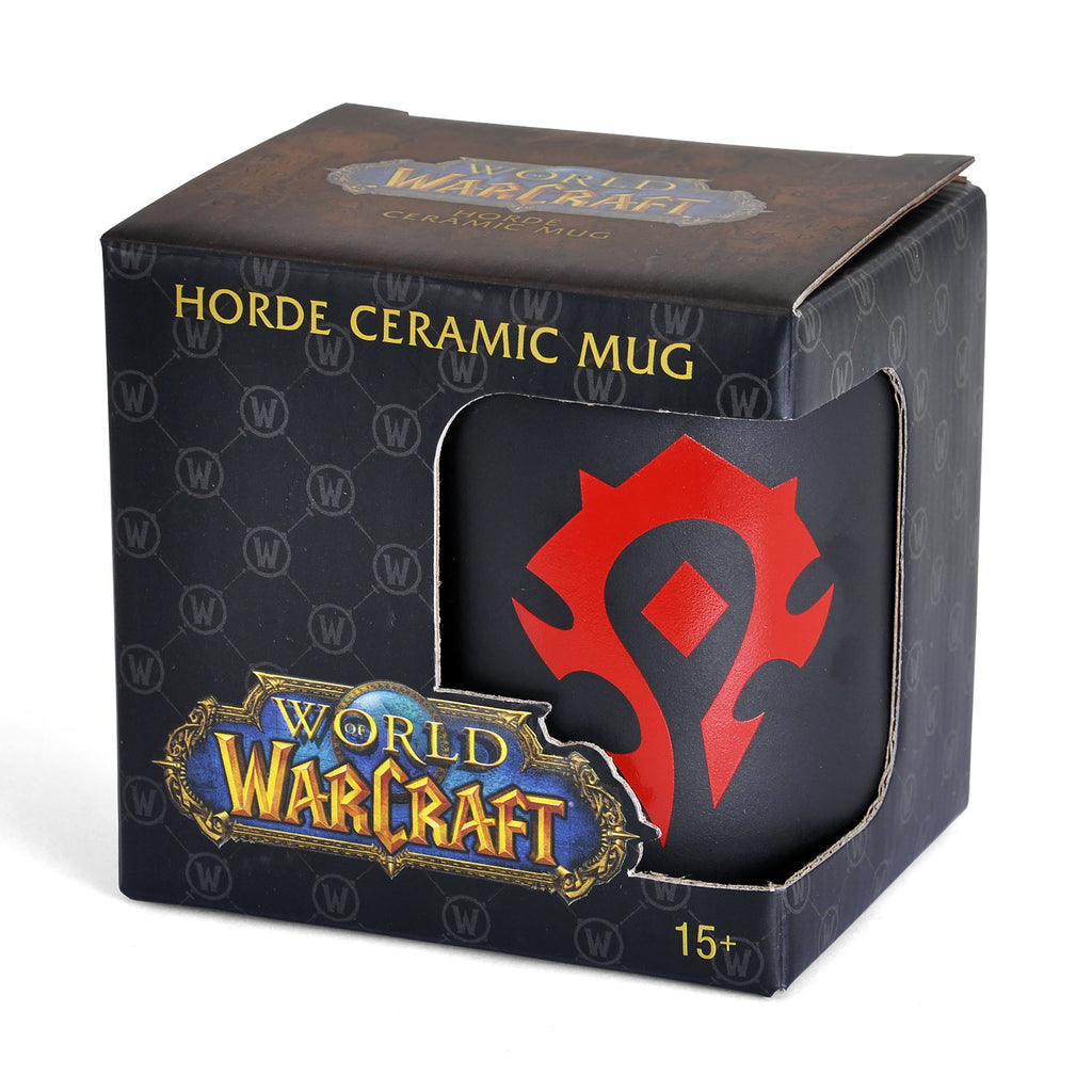 Productafbeelding Warcraft - Horde Logo Mok zwart rood