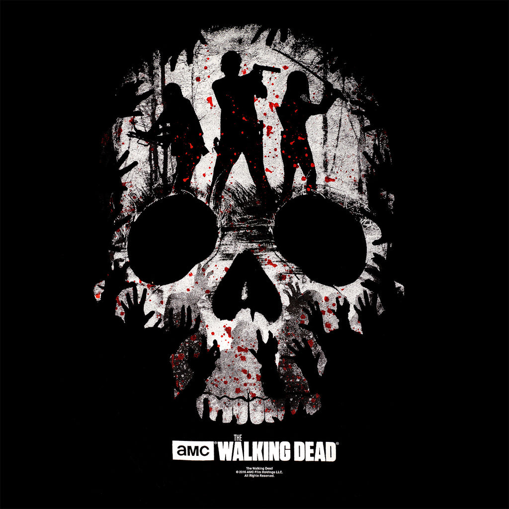 Productafbeelding Walking Dead - Skull Dames T-shirt
