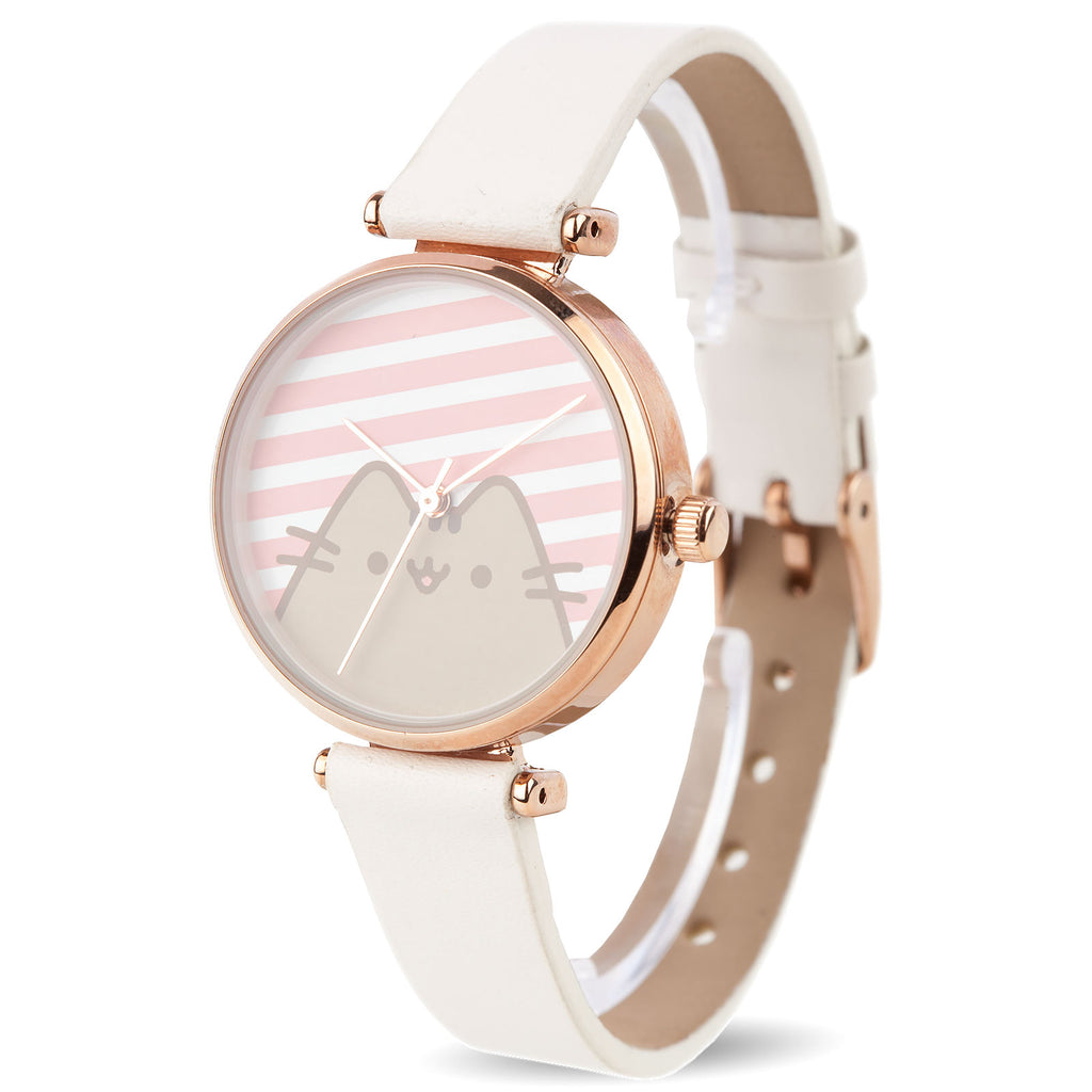 Produktbild Pusheen - Stripes Uhr weiß