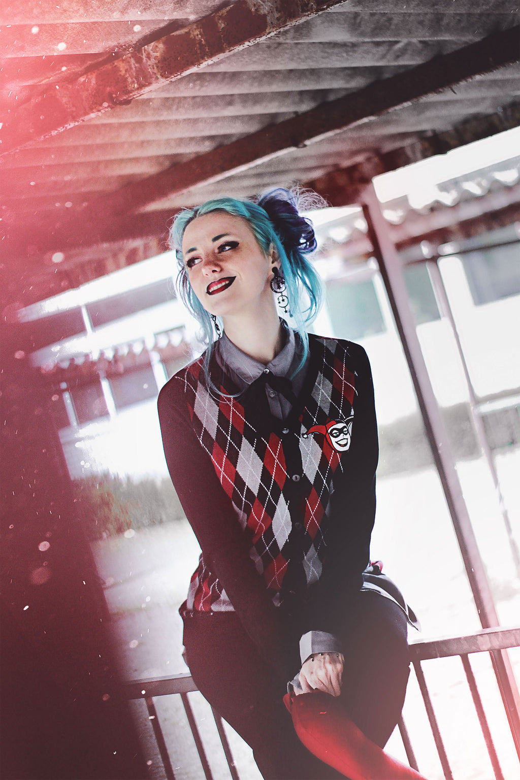 Image produit Harley Quinn - Cardigan Harlequin