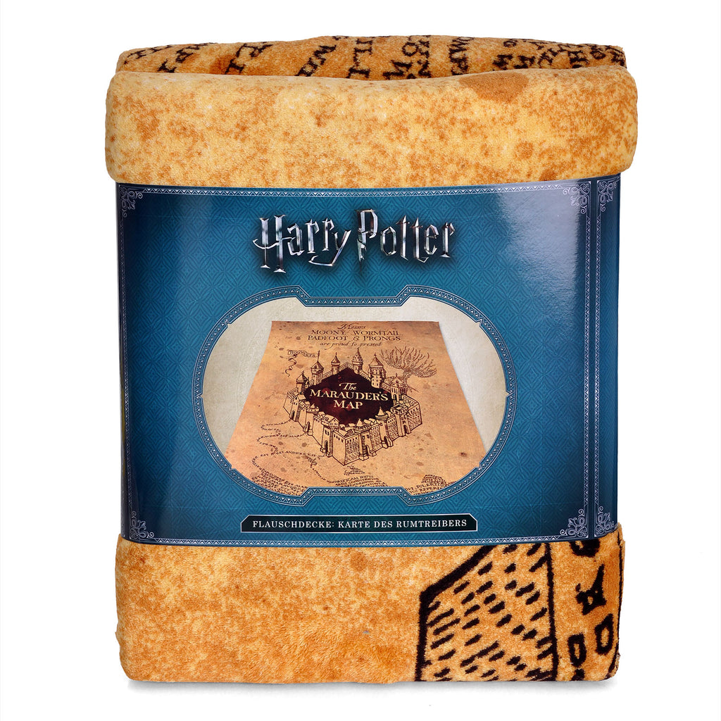 Produktbild Harry Potter - Karte des Rumtreibers Flauschdecke