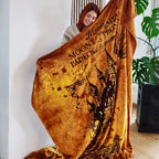 Produktbild Harry Potter - Karte des Rumtreibers Flauschdecke