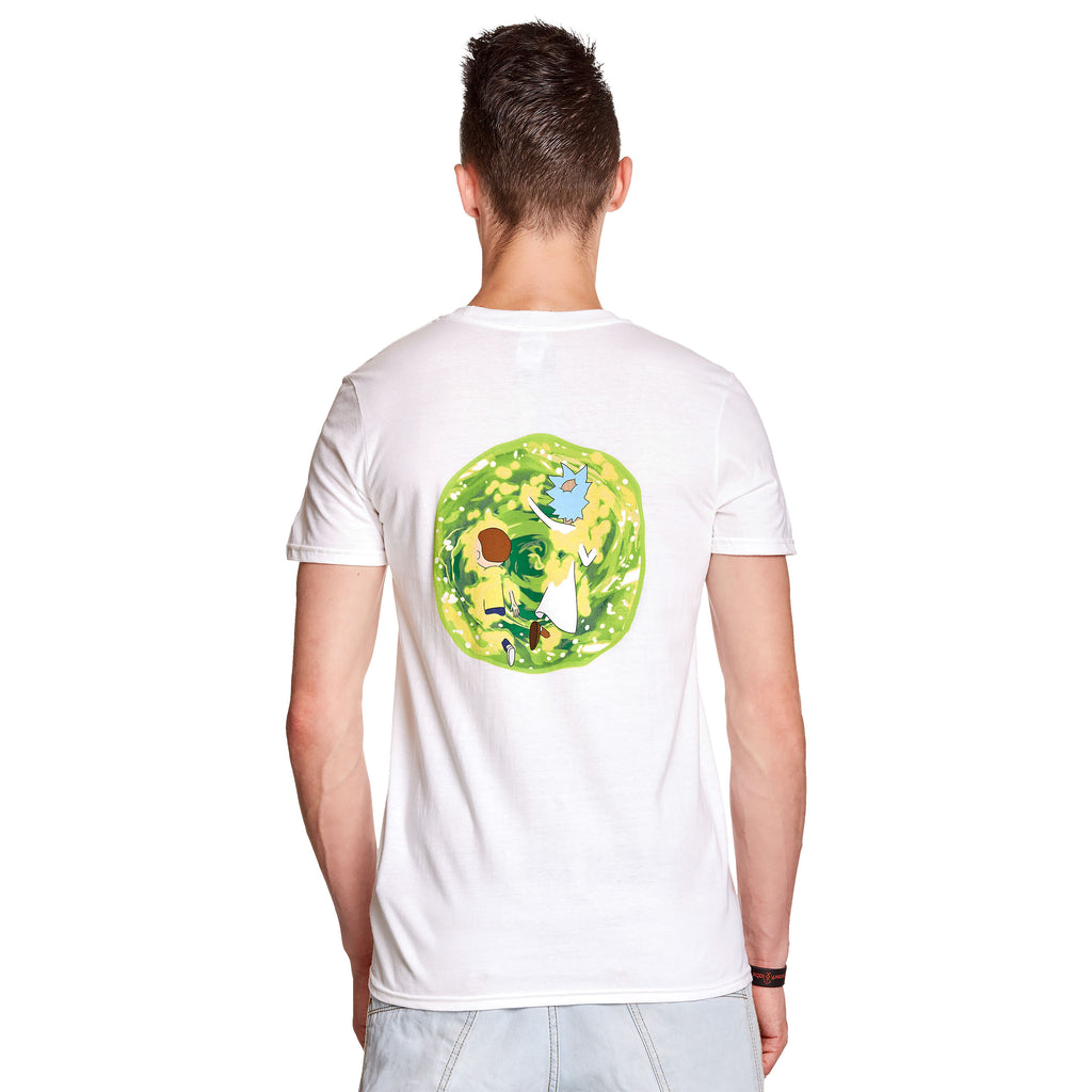 Image produit Rick et Morty - T-shirt Portal blanc