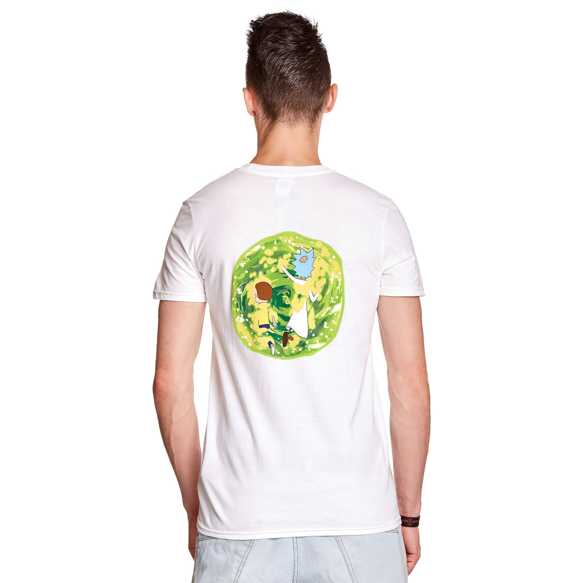 Image produit Rick et Morty - T-shirt Portal blanc