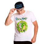 Image produit Rick et Morty - T-shirt Portal blanc