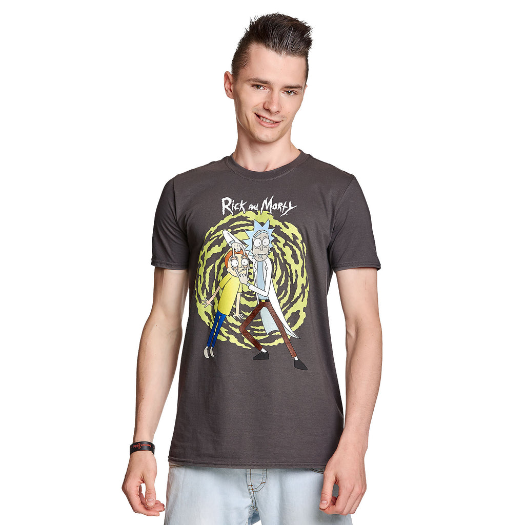 Produktbild Rick and Morty - Spiral T-Shirt grau