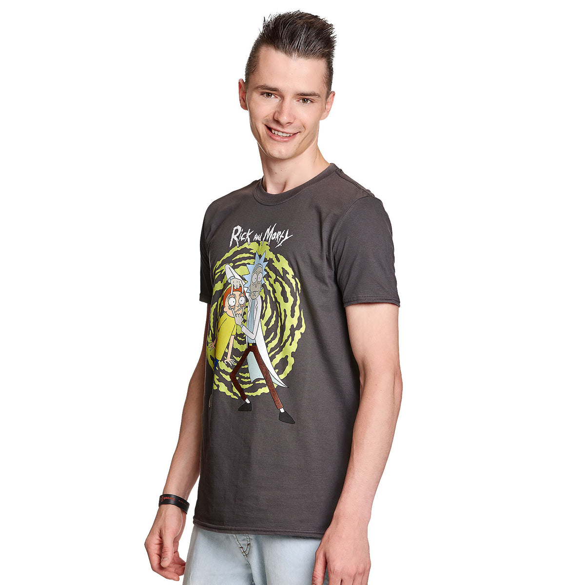 Produktbild Rick and Morty - Spiral T-Shirt grau