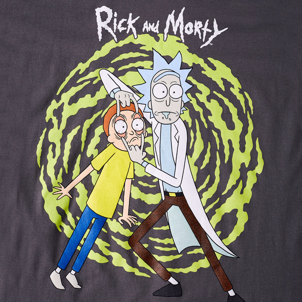 Produktbild Rick and Morty - Spiral T-Shirt grau