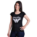 Image produit Wonder Woman - Logo T-shirt pour femmes noir