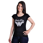 Image produit Wonder Woman - Logo T-shirt pour femmes noir