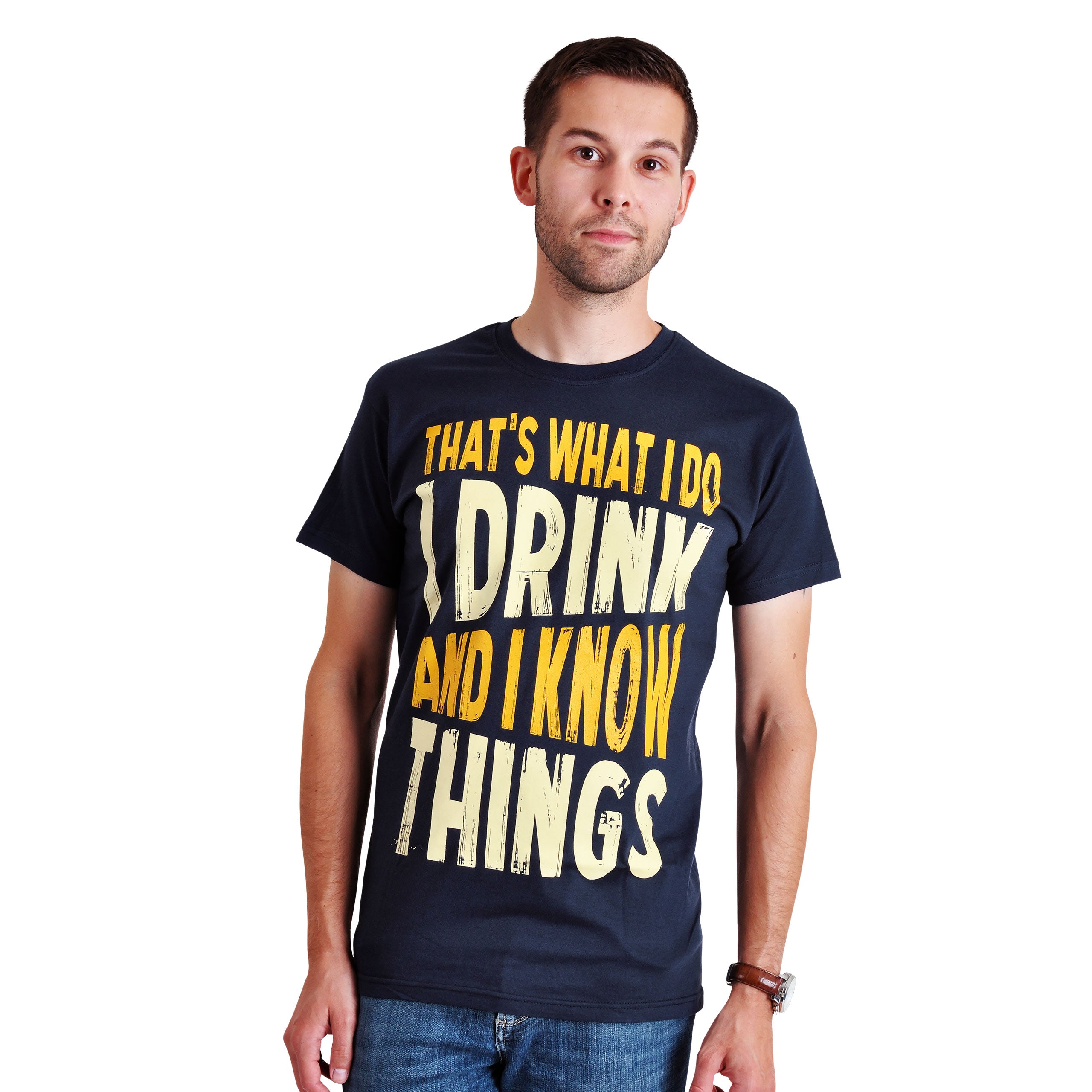 Product image Drink And Know Things - Blue T-Shirt