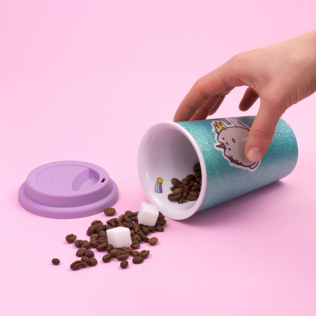 Produktbild Pusheen - Unicorn Glitter To Go Becher
