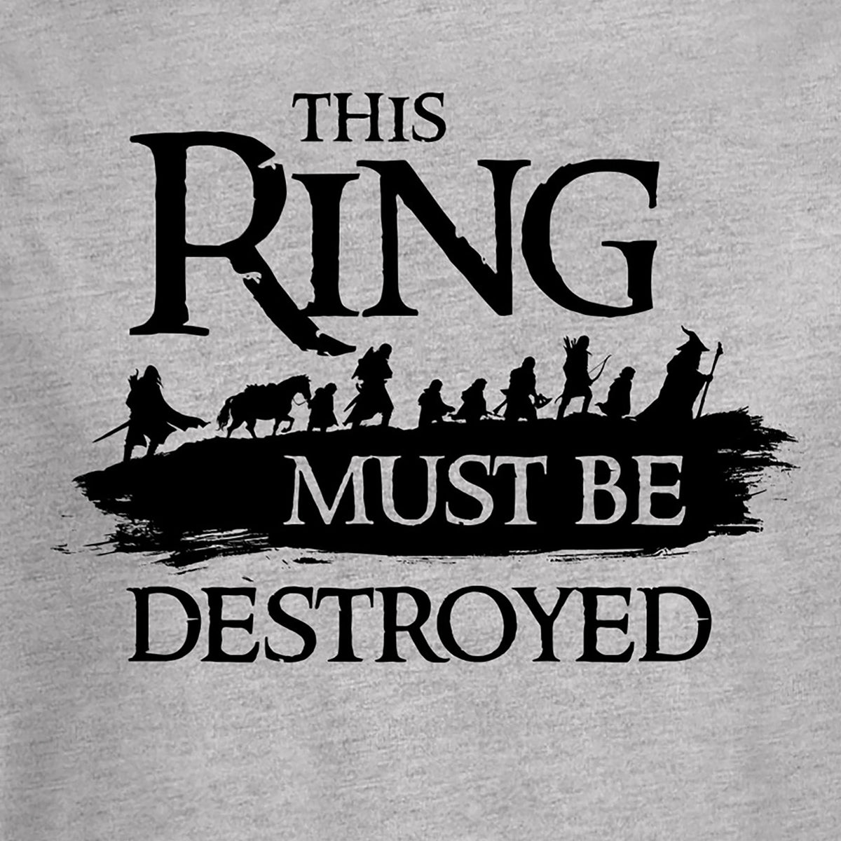 Productafbeelding Heer der Ringen - Gezellen T-shirt grijs