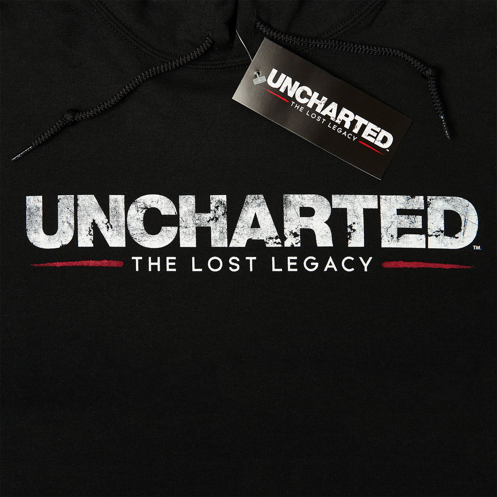 Image produit Uncharted - Sweat à capuche logo noir