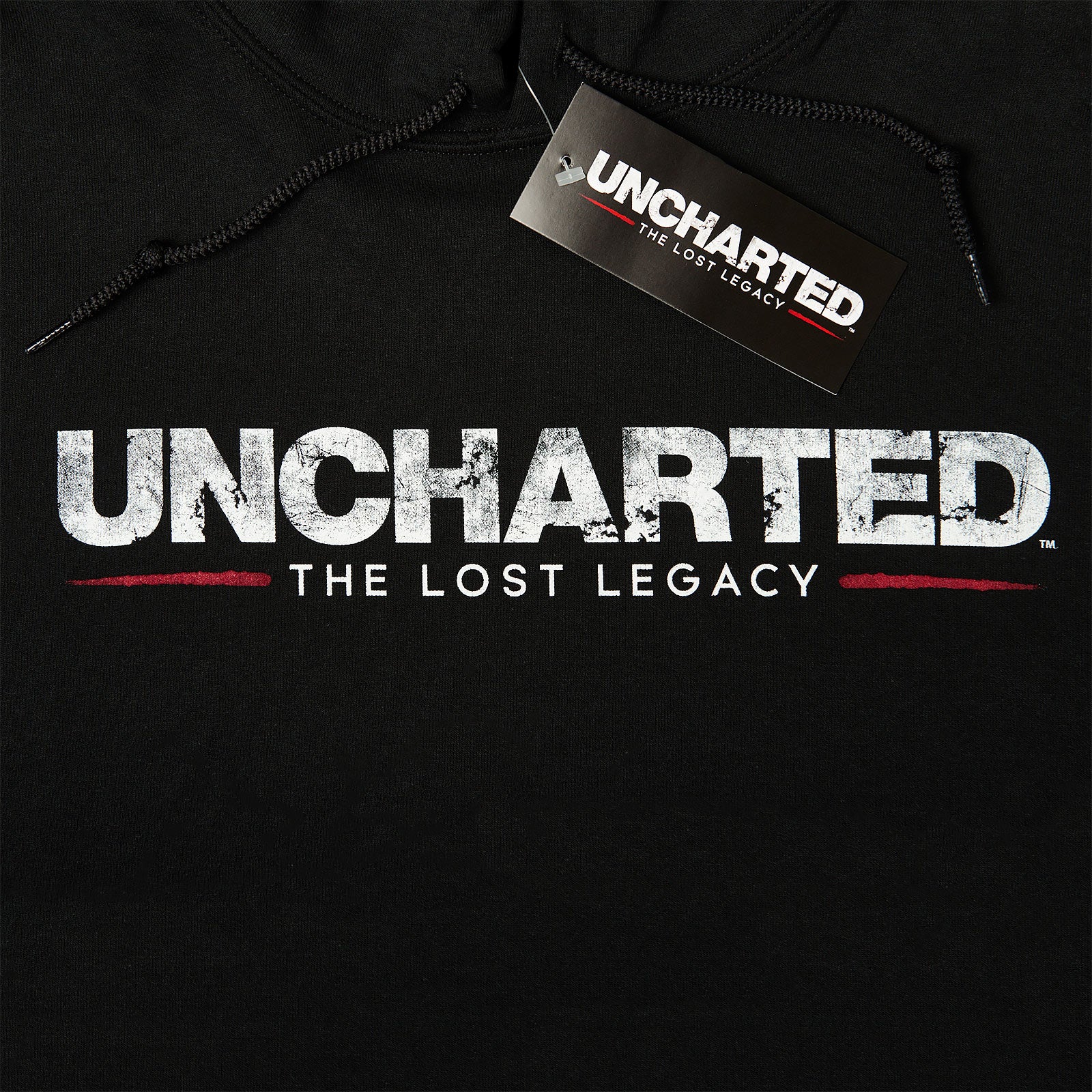 Image produit Uncharted - Sweat à capuche logo noir