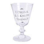 Productafbeelding Game of Thrones - Drink en Weet Wijnglas
