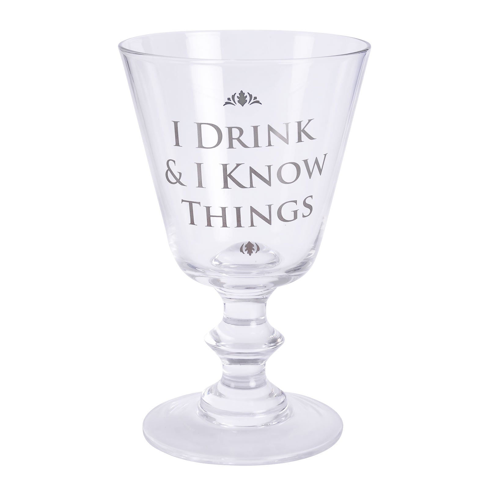 Productafbeelding Game of Thrones - Drink en Weet Wijnglas