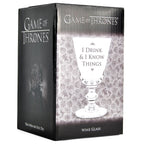 Productafbeelding Game of Thrones - Drink en Weet Wijnglas