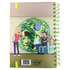 Productafbeelding Rick and Morty - Portal Notitieboek A5 neon