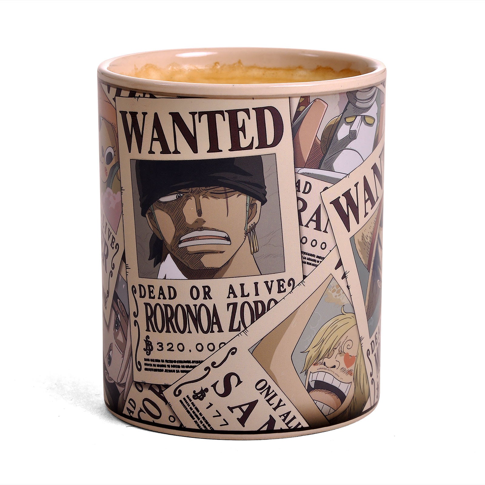 Produktbild One Piece - Wanted Thermoeffekt Tasse