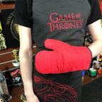 Image produit Game of Thrones - Tablier Targaryen avec gant de four
