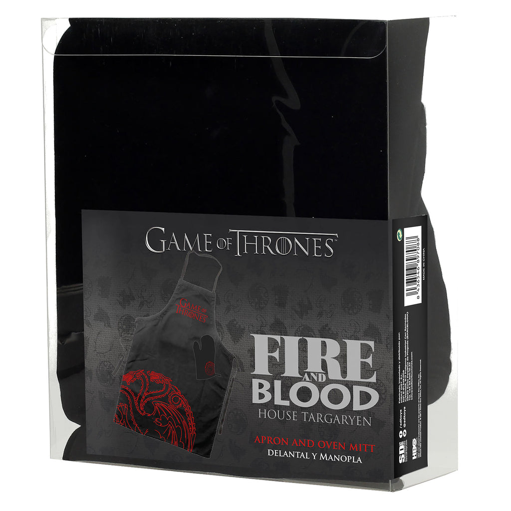 Image produit Game of Thrones - Tablier Targaryen avec gant de four