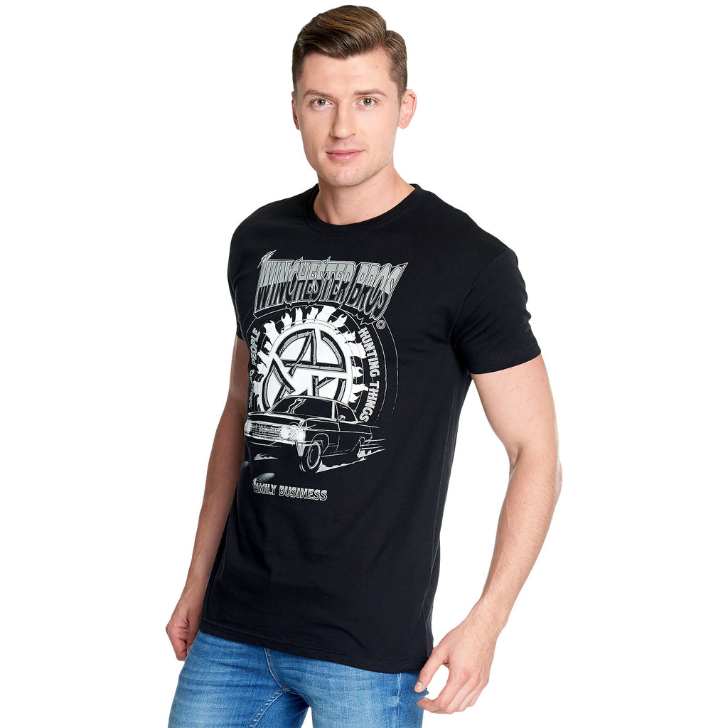 Productafbeelding Supernatural - Winchester Bros T-Shirt zwart
